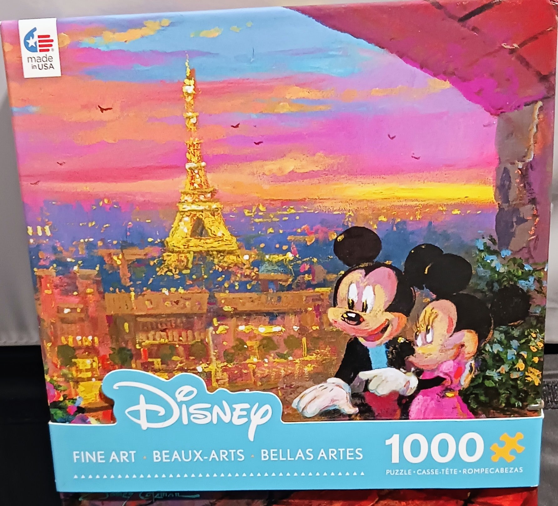 Ceaco Disney Paris Sunset 1000-Piece Puzzle
