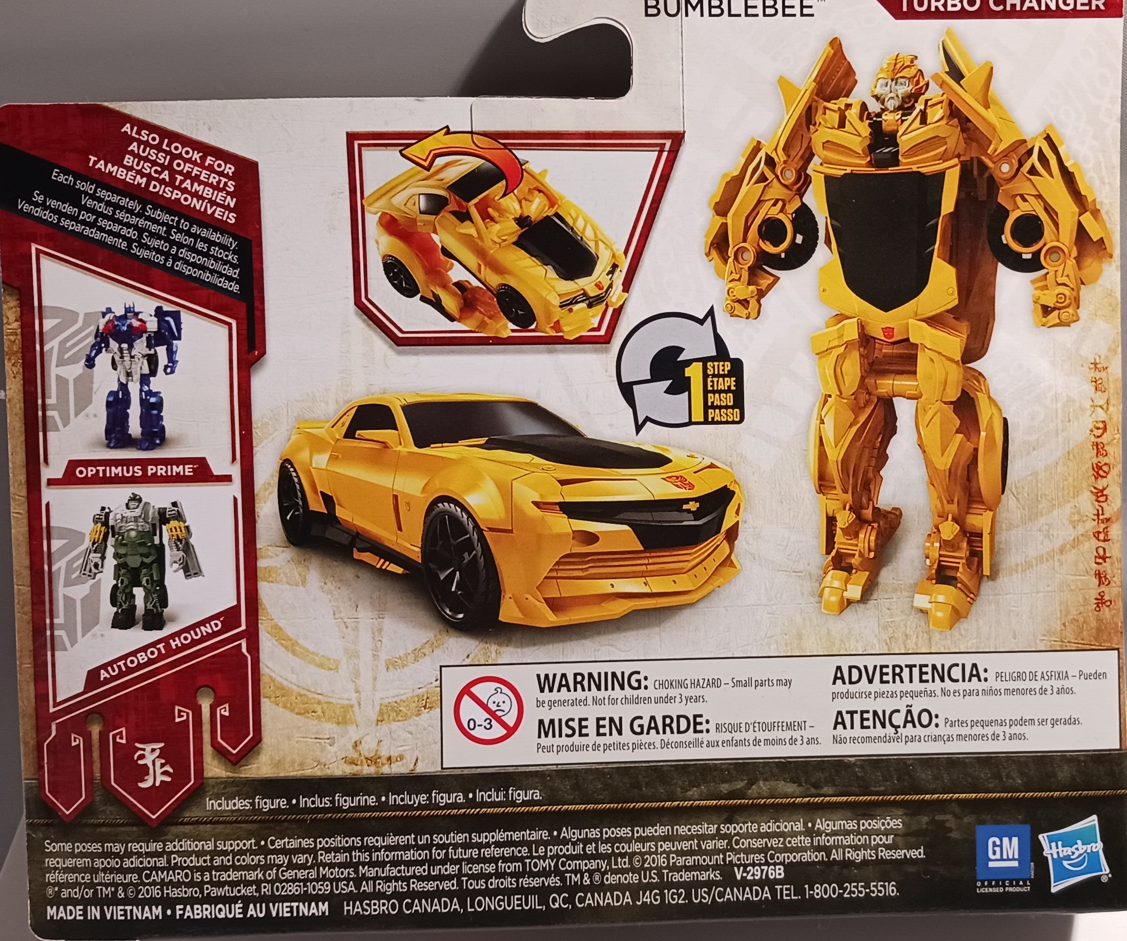 Hasbro Transformers: The Last Knight Bumblebee Figure