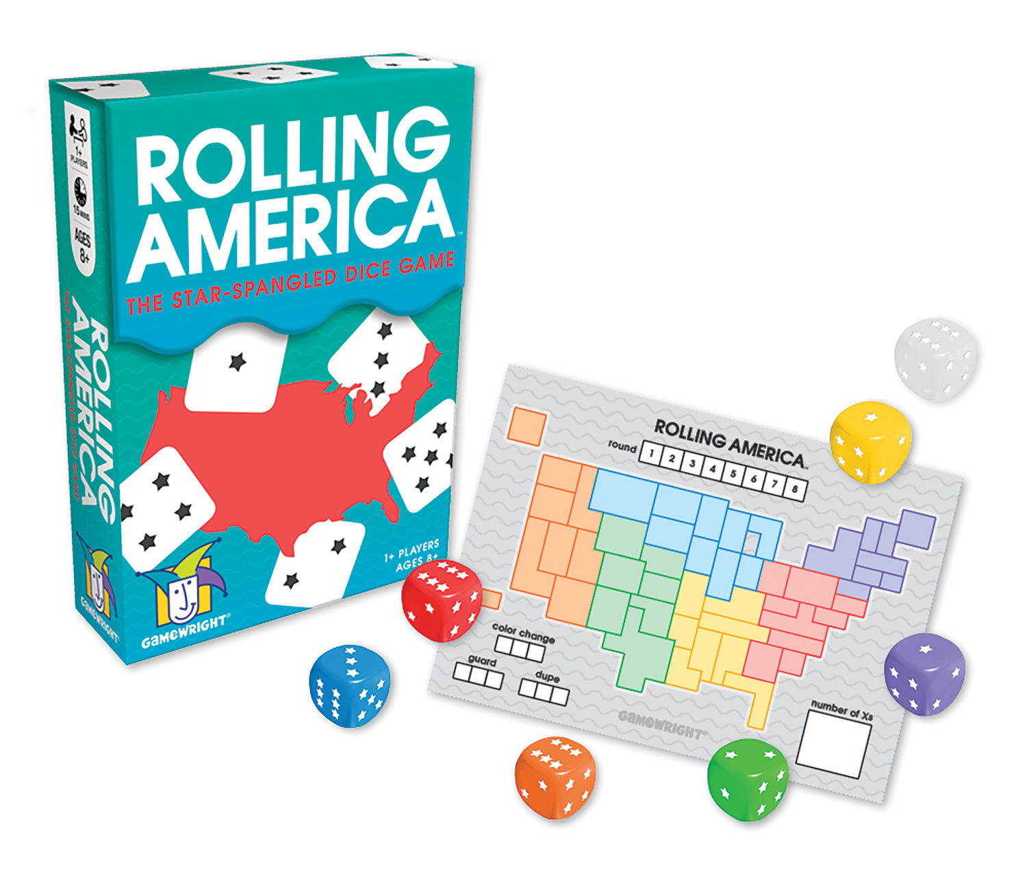 Rolling Amercan Dice Game by Gamewright